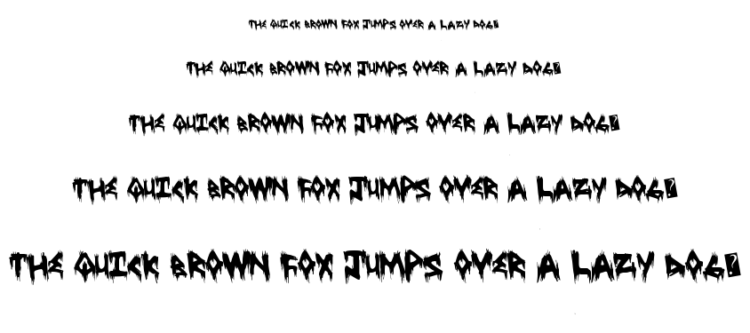 Treehaus Horror font