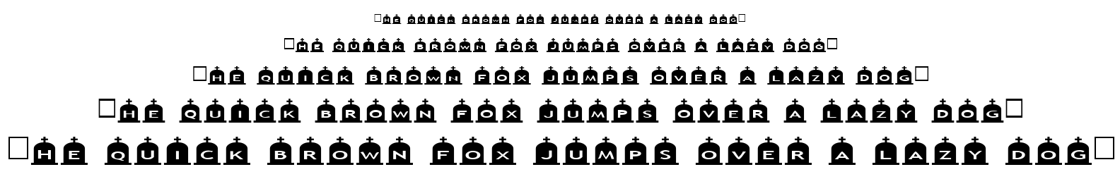 alphashapes gravestones 3 font