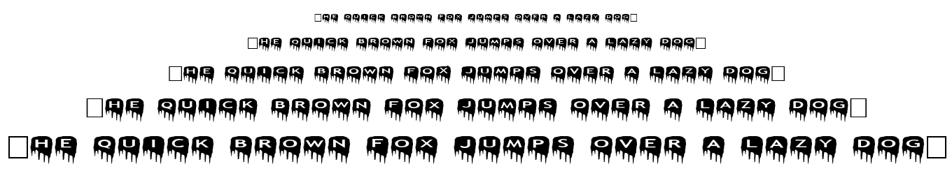 alphashapes meltdowns font