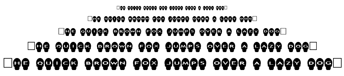 alphaahapes skulls font