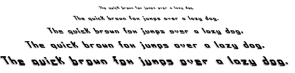 Block Tilt BRK font