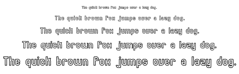 Bumped font