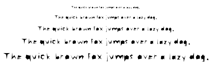 Careless font