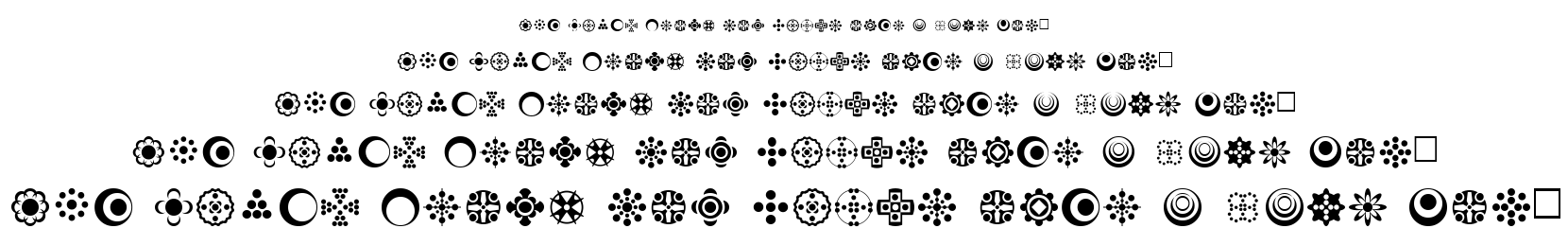 Circle Things 2 font