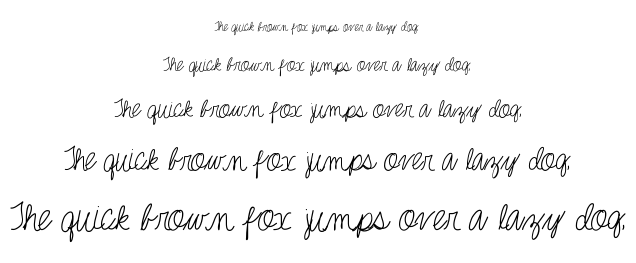 CursiveNess font