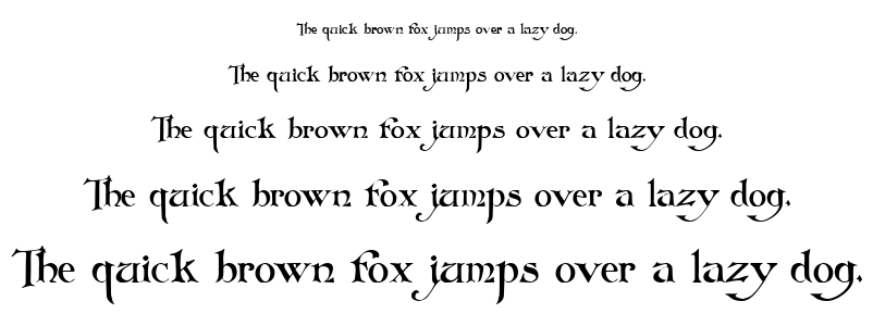 Folkard font