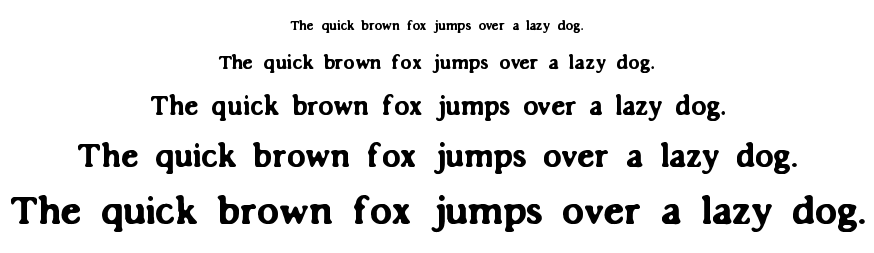 Impossibilium BRK font