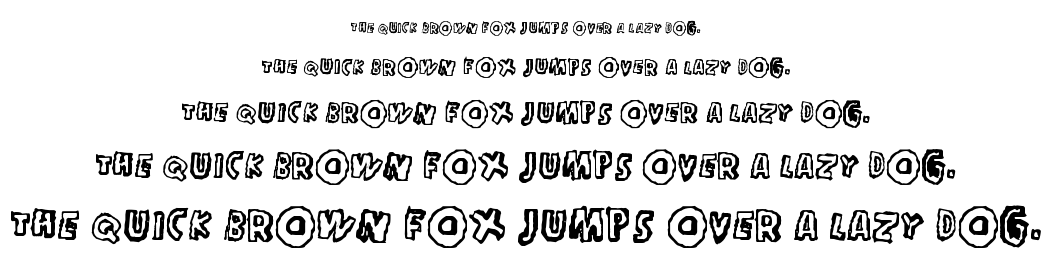 In my head font