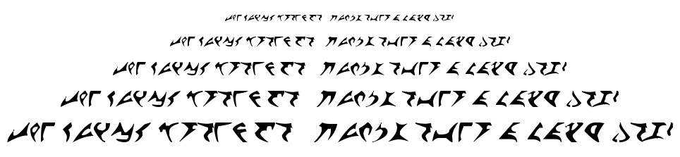 Klingon font