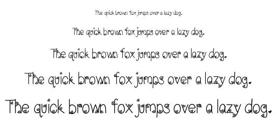 LoveNess Three[ font