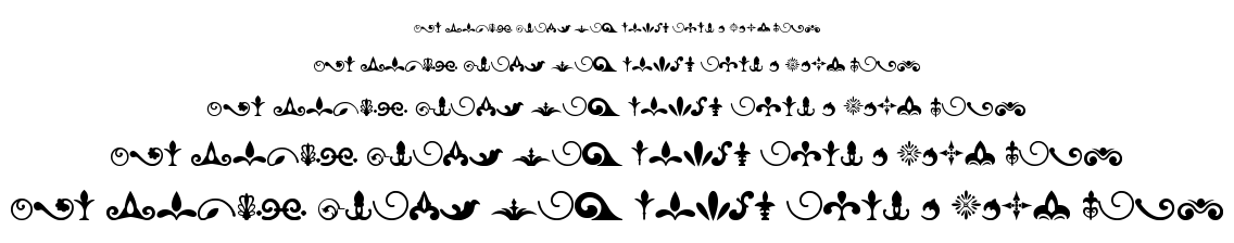 Ornaments font