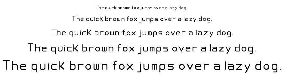 Proportional TFB font