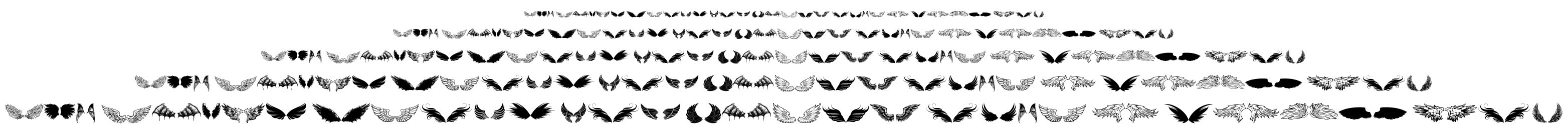 Wings of Wind TFB font