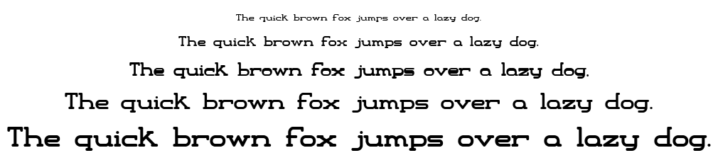 Xipital BRK font