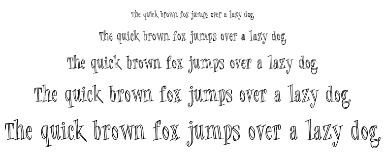 Quickie font
