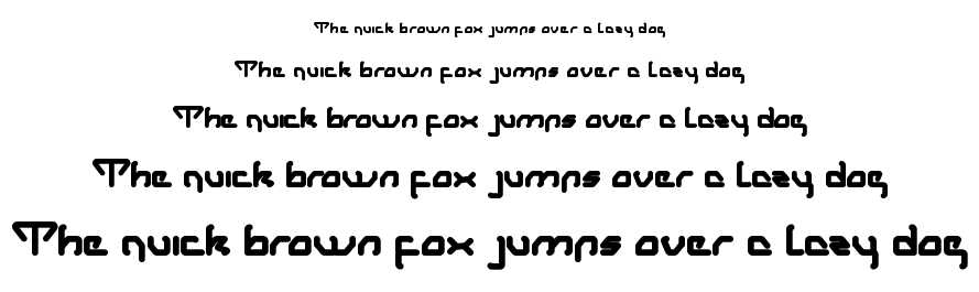 aero dynamic font