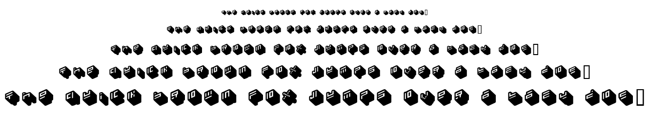 Nippon Blocks font