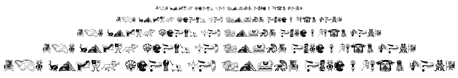 Tribalistica Figures font