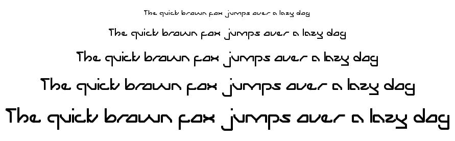 zooming track font