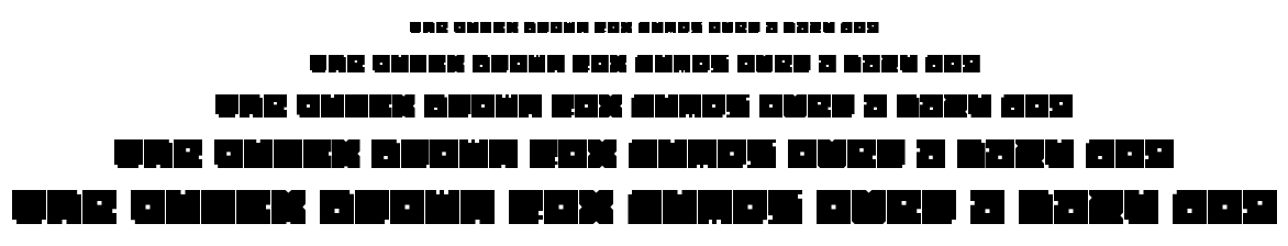 block font