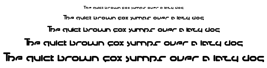 techno various font