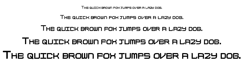 003 Block Code font