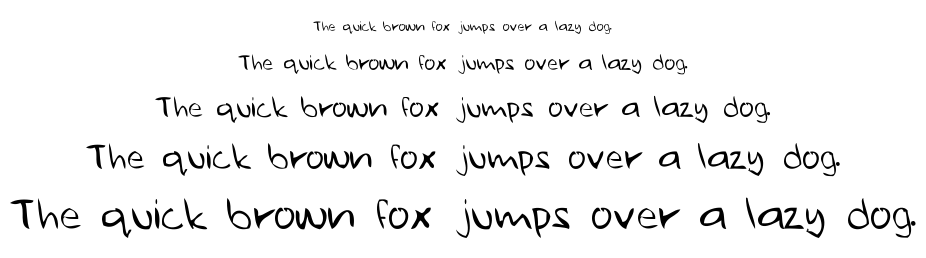 Ugly Hand Writing font
