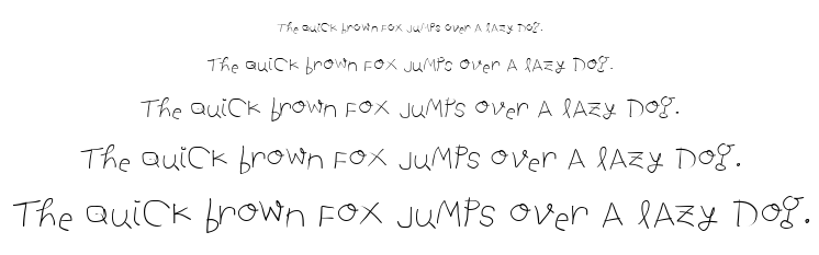 Child Written font
