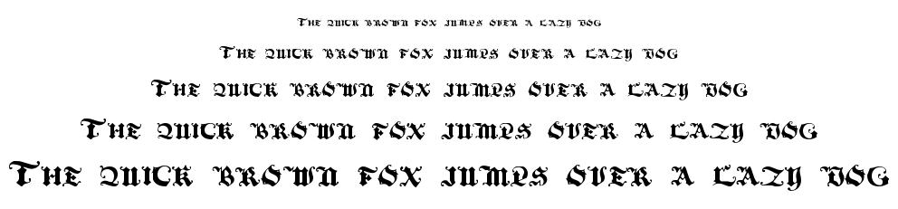 Black Initial Text font