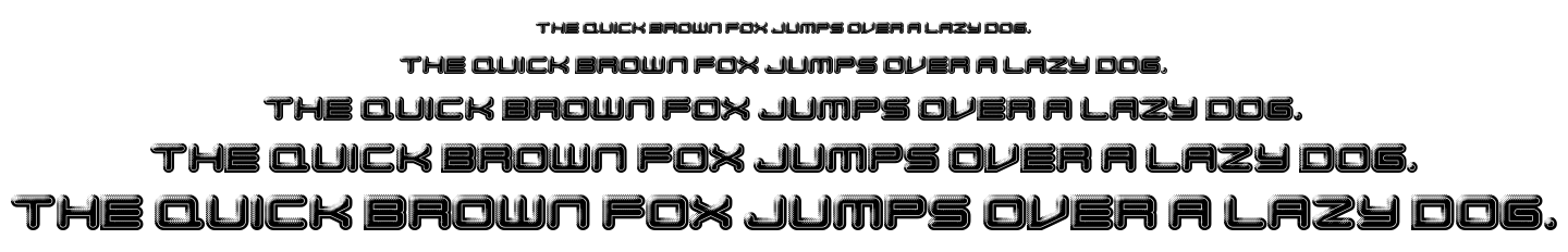 Bump Pad font