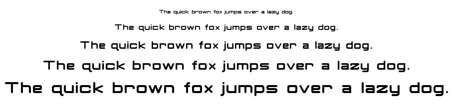 Classic Robot font