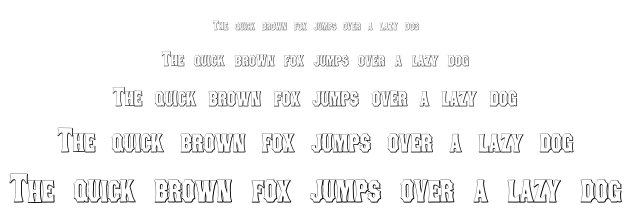Concave Tuscan font