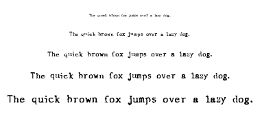 FBI Old Report font
