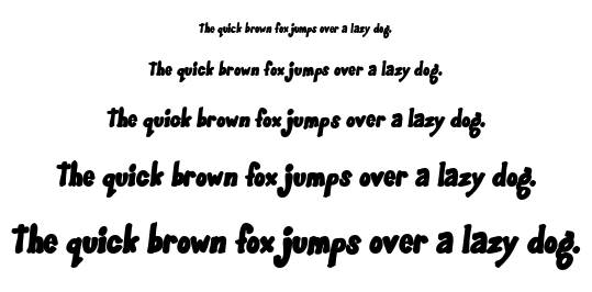 Gloo-Gun font