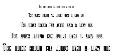 Lettering Deco Shadow font