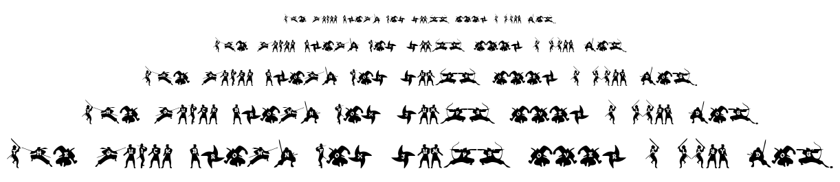 Ninjas font