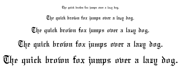 Olde English font