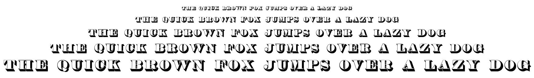 Thorne Shaded font