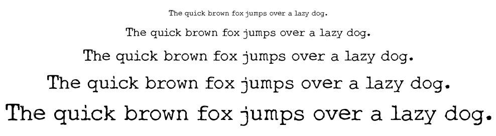 Typo font