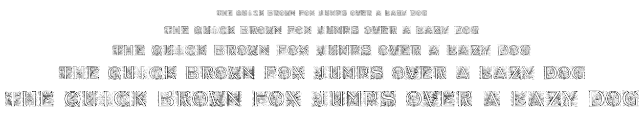 Acorn Initials font