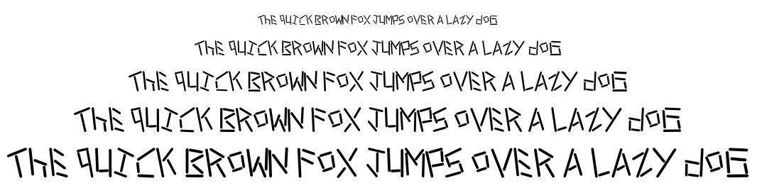 Linerstencil font