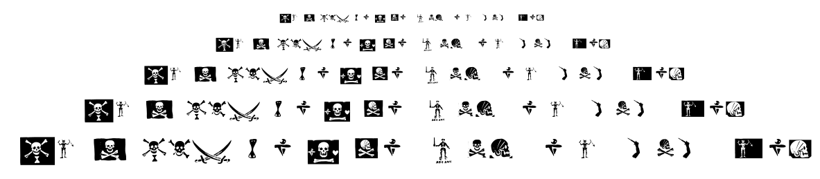 Pirates PW font