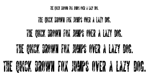 The Sickmen font