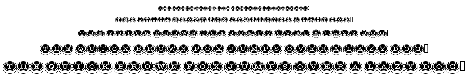 Typewriter Keys font