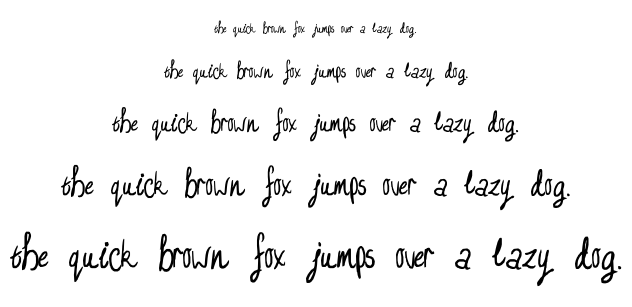 I am more bored than you :P font