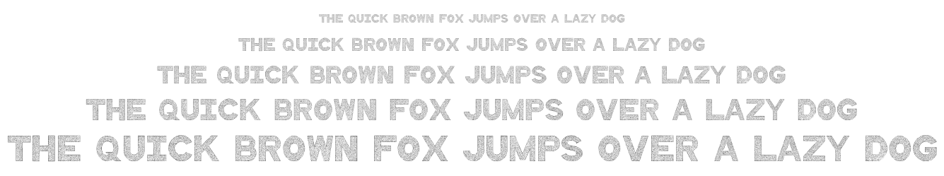 QuiltedStippled font