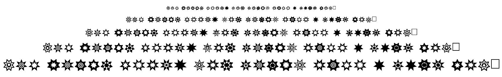 Star Things 2 font