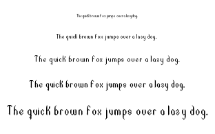 Text In Gothic font