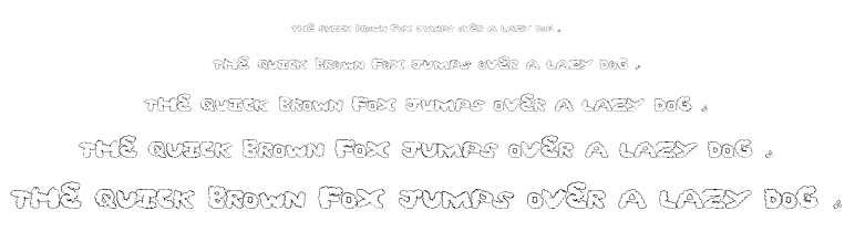 Ghost Clouds font