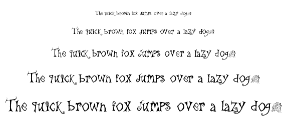 The Gingerbread House font